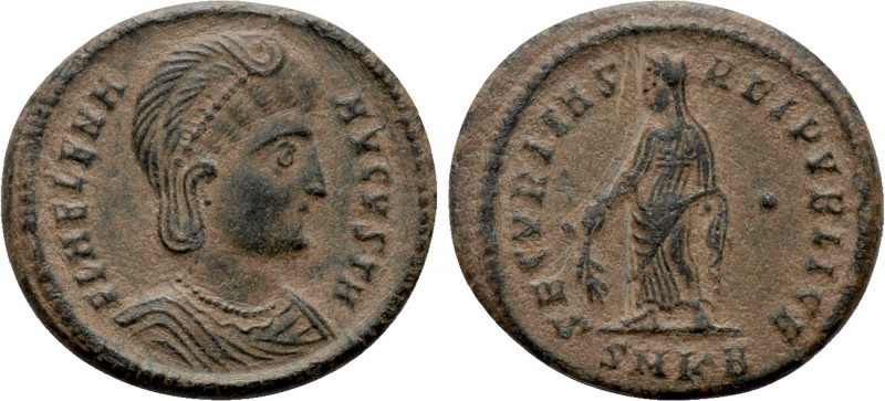 HELENA (Augusta, 324-328/30). Follis. Cyzicus. 

Obv: FL HELENA AVGVSTA. 
Dia...