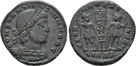 CONSTANTINE II (Caesar, 316-337). Follis. Constantinople