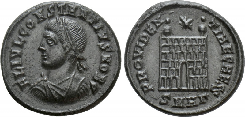 CONSTANTIUS II (Caesar, 324-337). Follis. Heraclea. 

Obv: FL IVL CONSTANTIVS ...