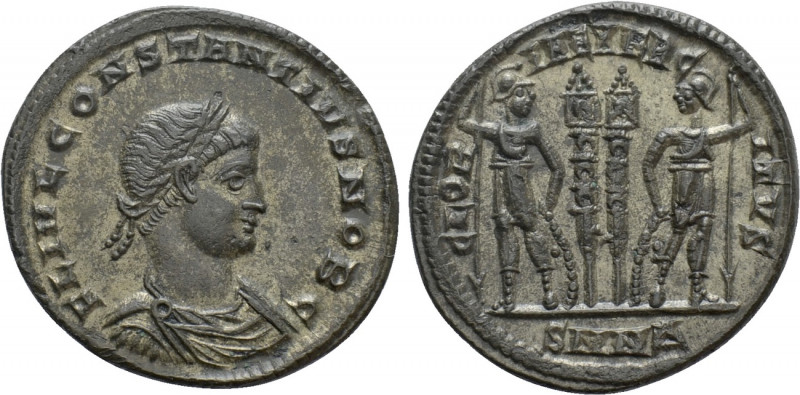 CONSTANTIUS II (Caesar, 324-337). Follis. Nicomedia. 

Obv: FL IVL CONSTANTIVS...