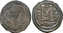 JUSTINIAN I (527-565). Follis. Nicomedia. Dated RY 18 (544/5)