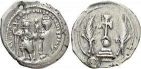 HERACLIUS with HERACLIUS CONSTANTINE (610-641). Miliaresion Constantinople. ‘Ceremonial’ coinage