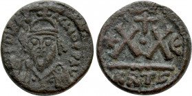 HERACLIUS (610-641). Half Follis. Carthage