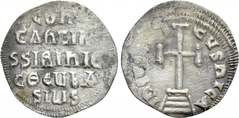 CONSTANTINE VI & IRENE (780-797). Miliaresion. Constantinople. 

Obv: IҺSЧS XR...