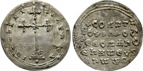 CONSTANTINE VII PORPHYROGENITUS with ROMANUS I (913-959). Miliaresion. Constantinople
