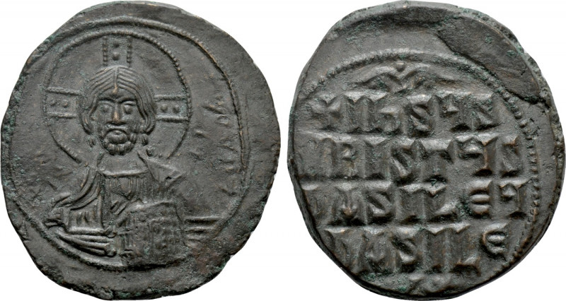 ANONYMOUS FOLLES. Class A3. Attributed to Basil II & Constantine VIII (976-1025)...