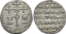 MICHAEL VII DUCAS with MARIA (1071-1078). Miliaresion. Constantinople