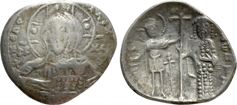 ALEXIUS I COMNENUS (1081-1118). AR Histamenon Nomisma. Thessalonica. 

Obv: + ...