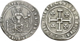 CRUSADERS. Lusignan Kingdom of Cyprus. Peter I (1359-1369) Gros