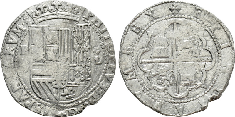 BOLIVIA. Philip II (1556-1598). Cob 8 Reales. Potosi. 

Obv: PHILIPPVS HISPANI...