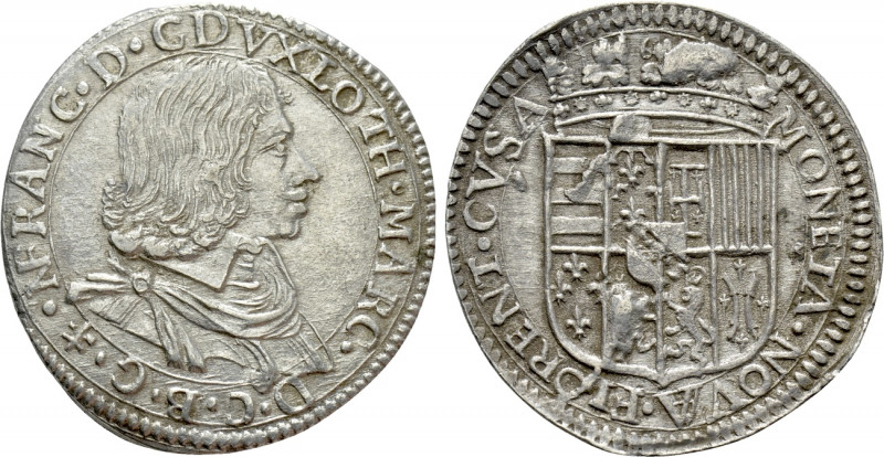 ITALY. Firenze. Nicolò Francesco di Lorena (1634-1635). Testone (1634-5). 

Ob...