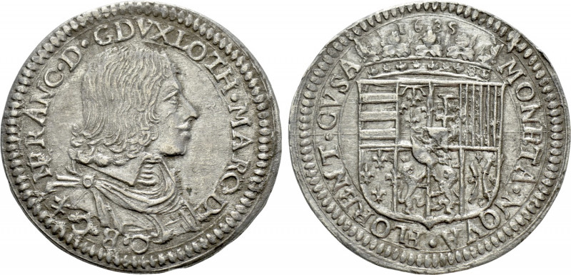 ITALY. Firenze. Nicolò Francesco di Lorena (1634-1635). Testone (1635). 

Obv:...