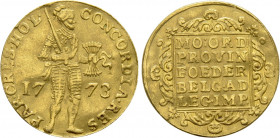 NETHERLANDS. Holland. GOLD Ducat (1773)