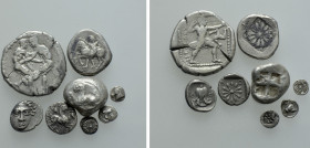 8 Greek Coins