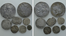 8 Coins of the Netherlands, France etc