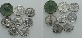 8 Roman Coins