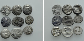 9 Greek Coins