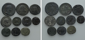 10 Roman Coins; Helena etc