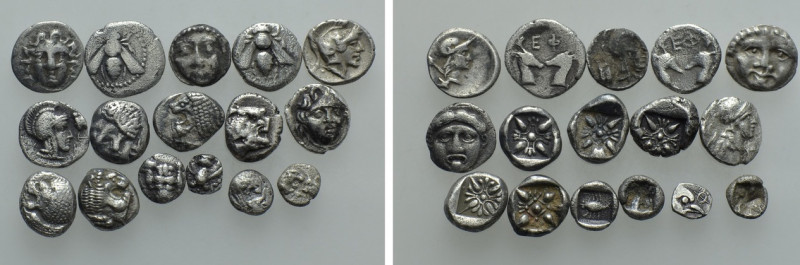 16 Greek Fractions. 

Obv: .
Rev: .

. 

Condition: See picture.

Weigh...