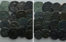 17 Byzantine Anonymous Folles / With Bust of Christ