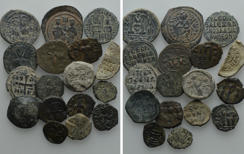 17 Byzantine Coins and Seals; Irene etc. 

Obv: .
Rev: .

. 

Condition: ...