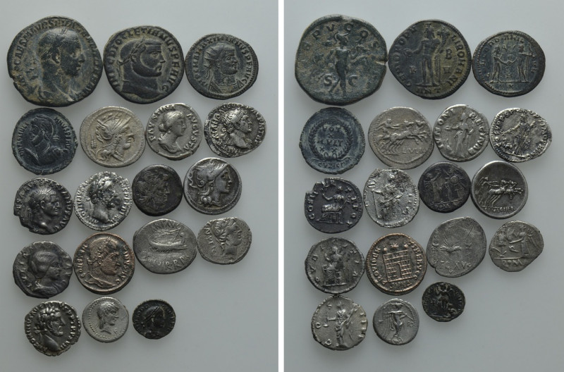 18 Roman Coins. 

Obv: .
Rev: .

. 

Condition: See picture.

Weight: g...