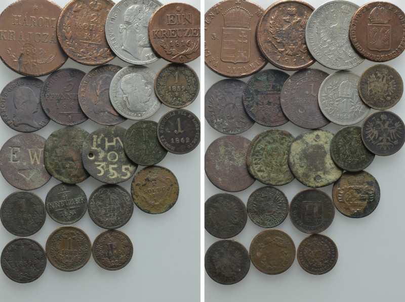 21 Modern Coins; Austria etc. 

Obv: .
Rev: .

. 

Condition: See picture...