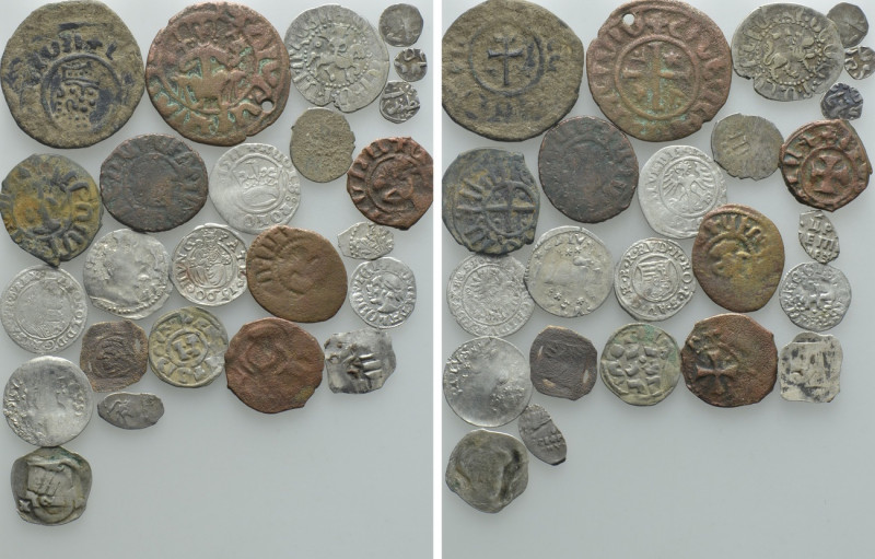 24 Medieval Coins. 

Obv: .
Rev: .

. 

Condition: See picture.

Weight...