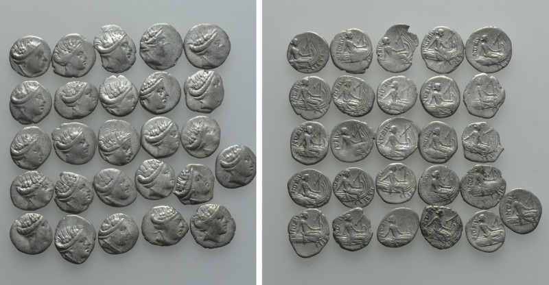 26 Tetrobols of Histiaia. 

Obv: .
Rev: .

. 

Condition: See picture.
...