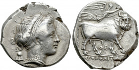 CAMPANIA. Neapolis. Nomos (Circa 300-275 BC)