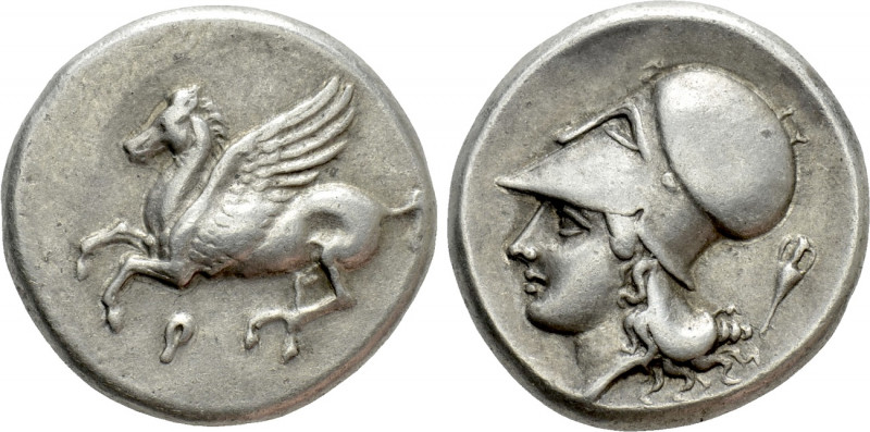 CORINTHIA. Corinth. Stater (Circa 350/45-285 BC). 

Obv: Pegasos flying left; ...