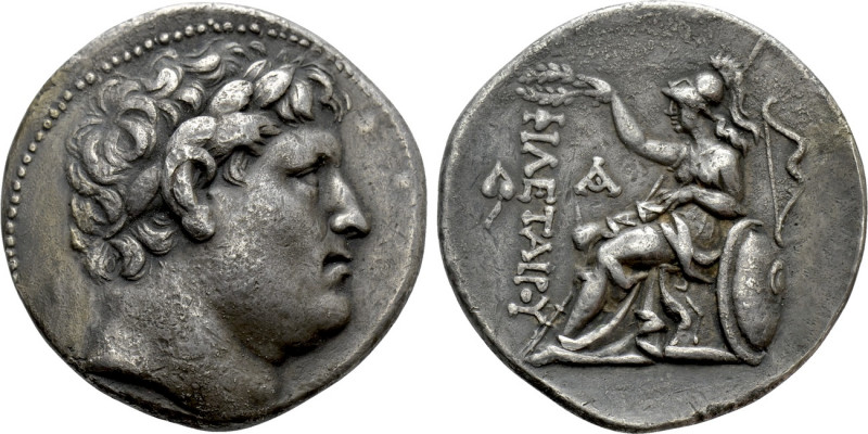 KINGS OF PERGAMON. Eumenes I (263-241 BC). Tetradrachm. 

Obv: Laureate head o...