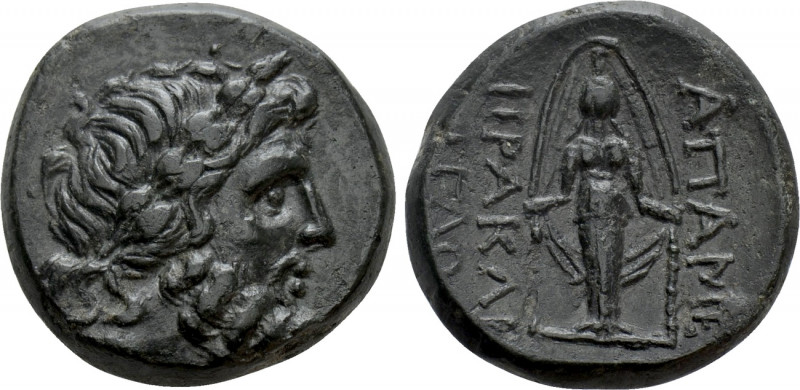 PHRYGIA. Apameia. Ae (1st century BC). Herakle-, eglogistes. 

Obv: Laureate h...