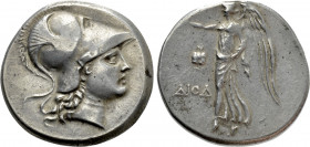 PAMPHYLIA. Side. Tetradrachm (Circa 205-100 BC). Diod-, magistrate