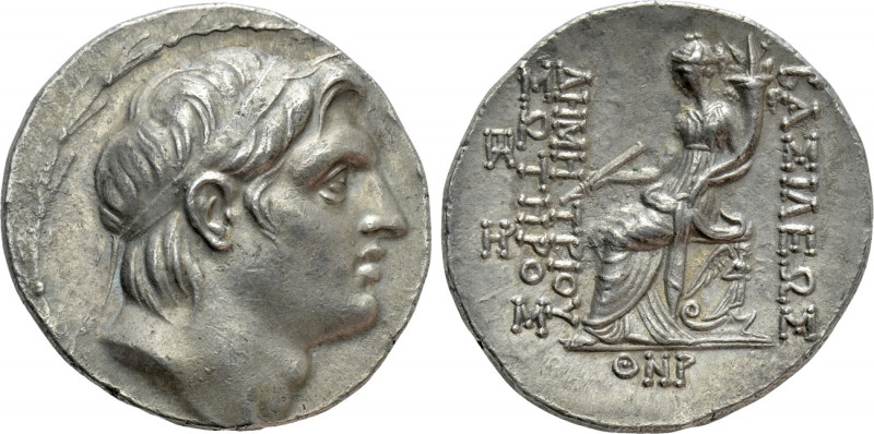 SELEUKID KINGDOM. Demetrios I Soter (162-150 BC). Tetradrachm. Antioch on the Or...