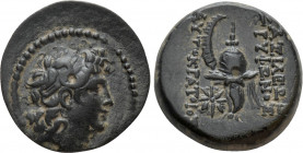 SELEUKID KINGDOM. Tryphon (Circa 142-138 BC). Ae. Antioch