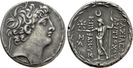 SELEUKID KINGDOM. Antiochos VIII Epiphanes (Grypos) (121-96 BC). Tetradrachm. Uncertain mint