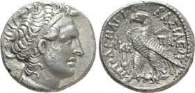 PTOLEMAIC KINGS OF EGYPT. Ptolemy XII Neos Dionysos (80-51 BC). Tetradrachm. Alexandria. Dated RY 28 (54/3 BC)