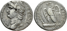 SELEUCIS & PIERIA. Antioch. Nero (54-68). Tetradrachm. Dated year 114 of the Caesarean Era (AD 65/6)