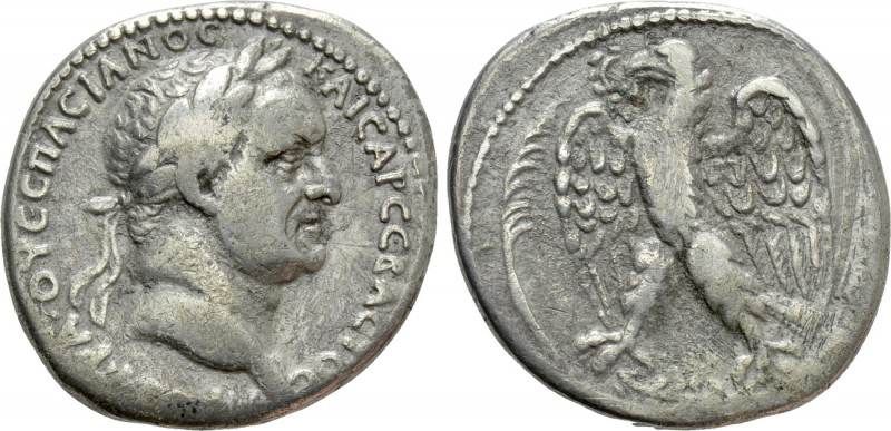 SELEUCIS & PIERIA. Antioch. Vespasian (69-79). Tetradrachm. Dated RY 1 (AD 69). ...