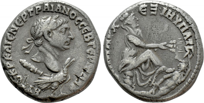 SELEUCIS & PIERIA. Antioch. Trajan (98-117). Tetradrachm. 

Obv: ΑΥΤΟΚΡ ΚΑΙϹ Ν...