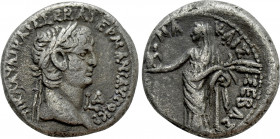 EGYPT. Alexandria. Claudius, with Messalina (41-54). Tetradrachm. Dated RY 4 (AD 43/44)