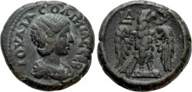 EGYPT. Alexandria. Julia Soaemias (Augusta, 218-222). Tetradrachm. Dated RY 4 of Elagabalus (AD 220/1)