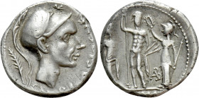 CN. BLASIO CN. F. Denarius (112-111 BC). Rome