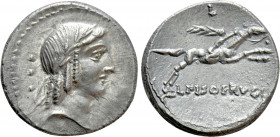 L. CALPURNIUS PISO FRUGI. Denarius (90 BC). Rome