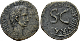 AUGUSTUS (27 BC-14 AD). As. L. Naevius Surdinus, moneyer