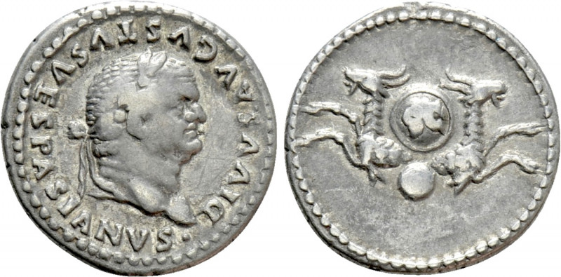 DIVUS VESPASIAN (Died 79). Denarius. Rome. 

Obv: DIVVS AVGVSTVS VESPASIANVS. ...