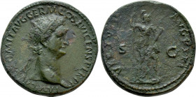 DOMITIAN (81-96). Dupondius. Rome