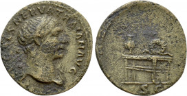 TRAJAN (98-117). Quadrans. Rome
