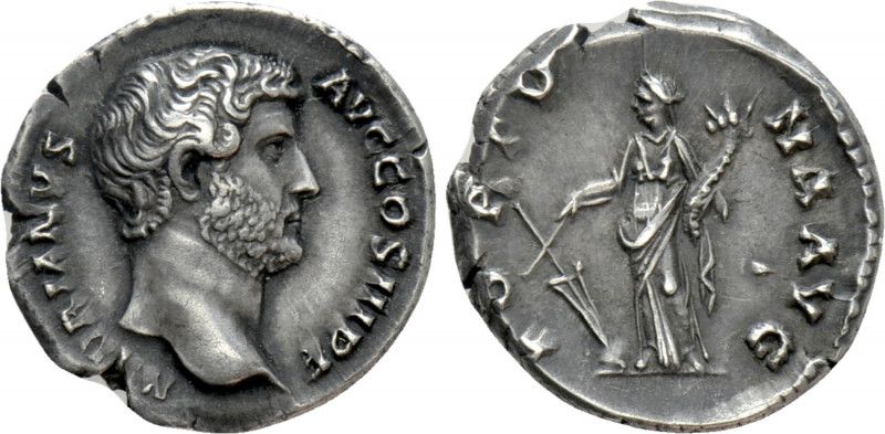 HADRIAN (117-138). Denarius. Rome. 

Obv: HADRIANVS AVG COS III P P. 
Bare he...